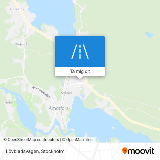Lövbladsvägen karta