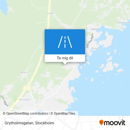 Grytholmsgatan karta