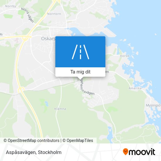Aspåsavägen karta
