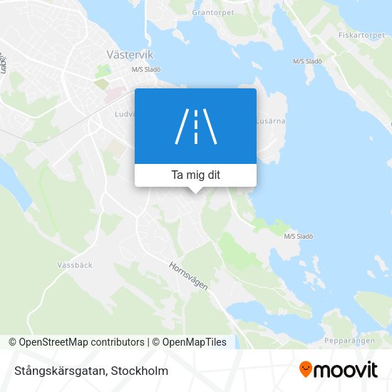 Stångskärsgatan karta