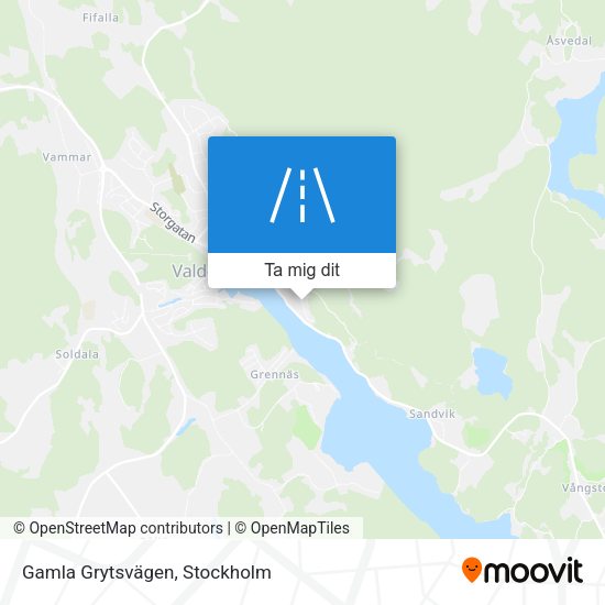 Gamla Grytsvägen karta