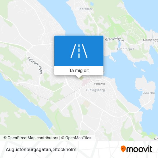 Augustenburgsgatan karta