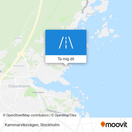 Kammarviksvägen karta