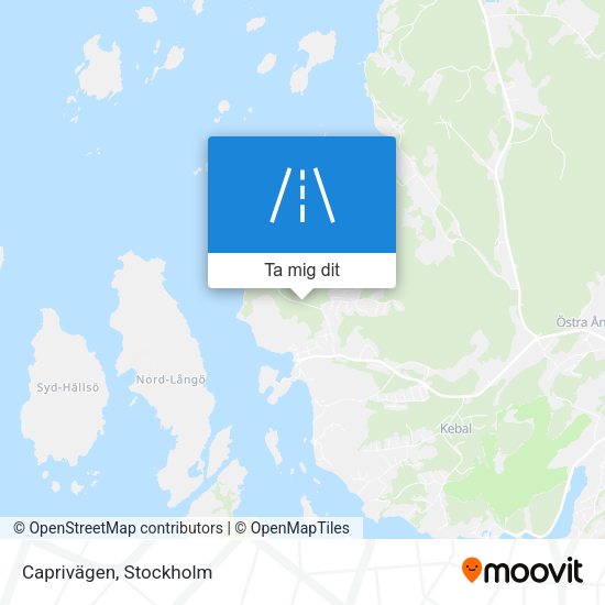 Caprivägen karta
