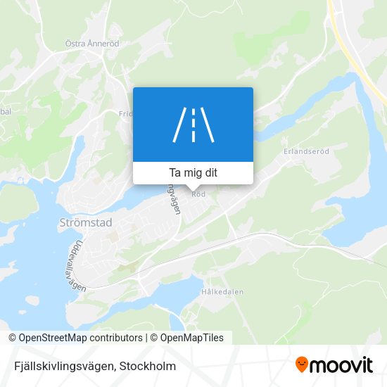 Fjällskivlingsvägen karta