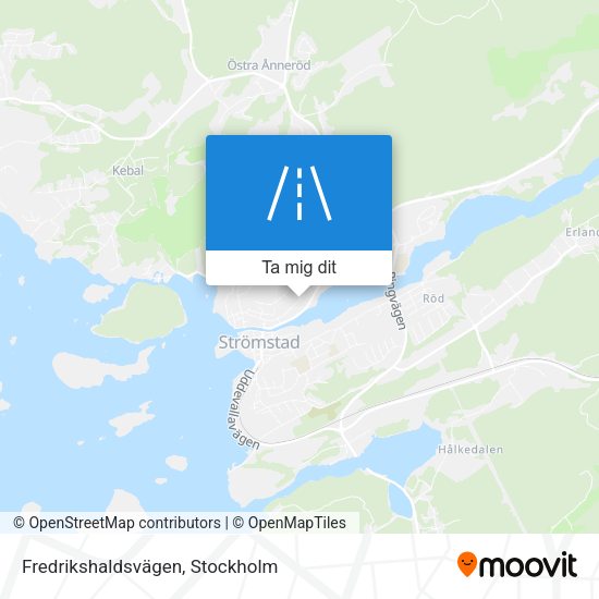 Fredrikshaldsvägen karta