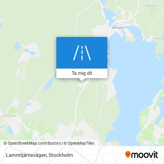 Lammtjärnsvägen karta