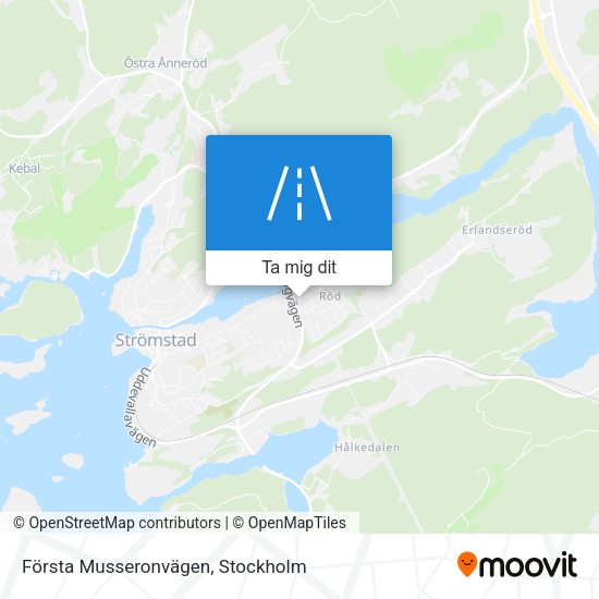 Första Musseronvägen karta