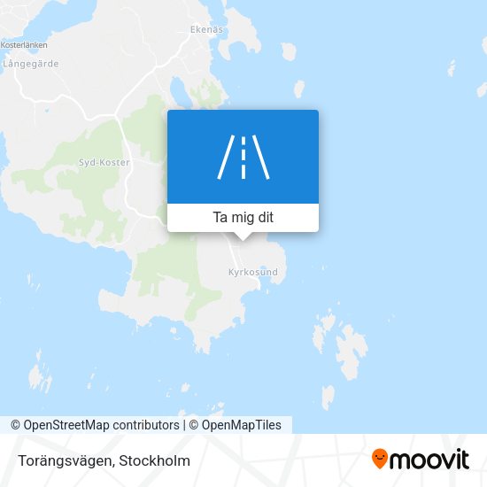 Torängsvägen karta