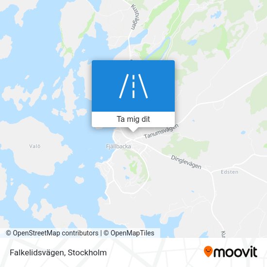 Falkelidsvägen karta