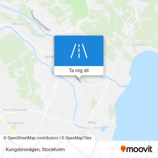 Kungsbrovägen karta