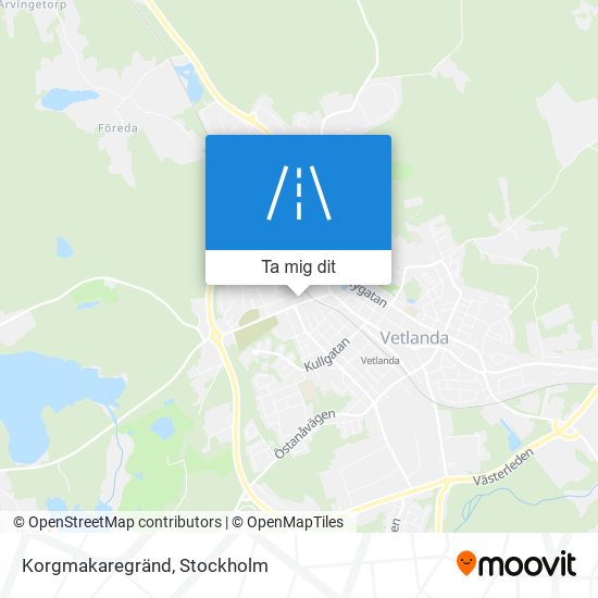 Korgmakaregränd karta