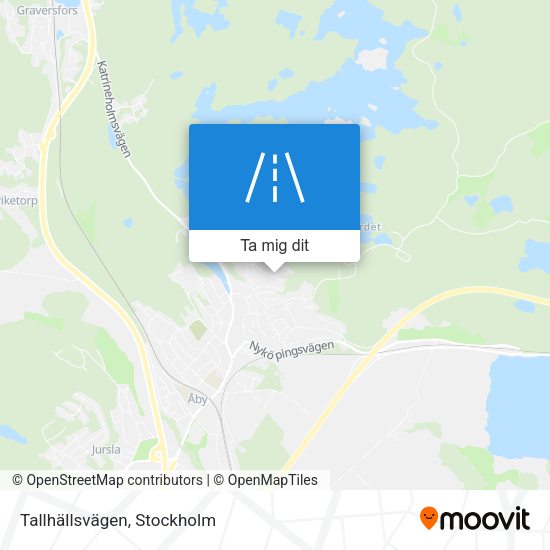 Tallhällsvägen karta