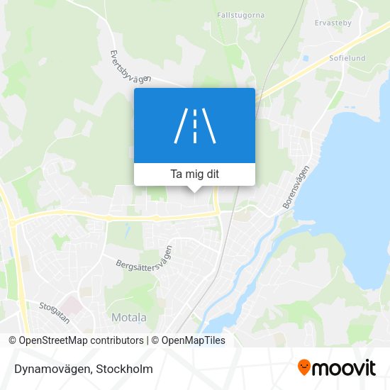 Dynamovägen karta