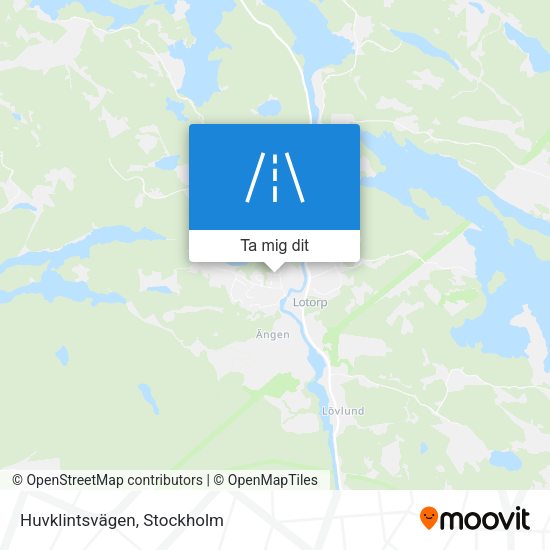 Huvklintsvägen karta