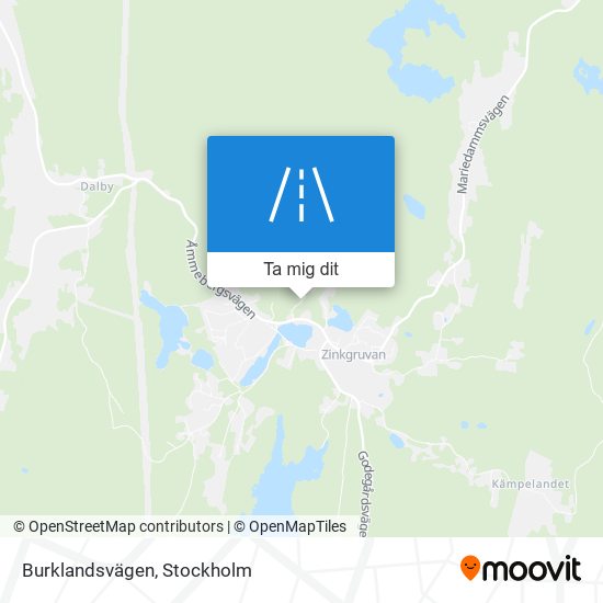 Burklandsvägen karta