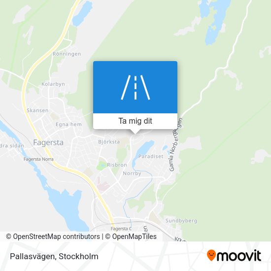 Pallasvägen karta