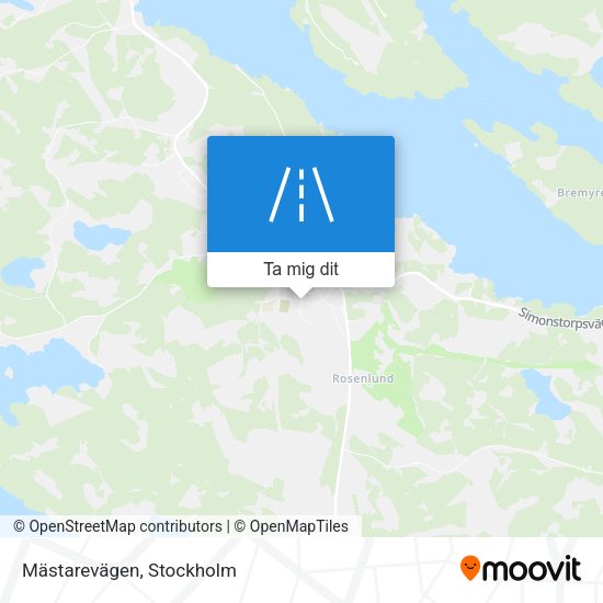 Mästarevägen karta