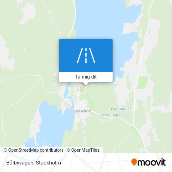 Bålbyvägen karta