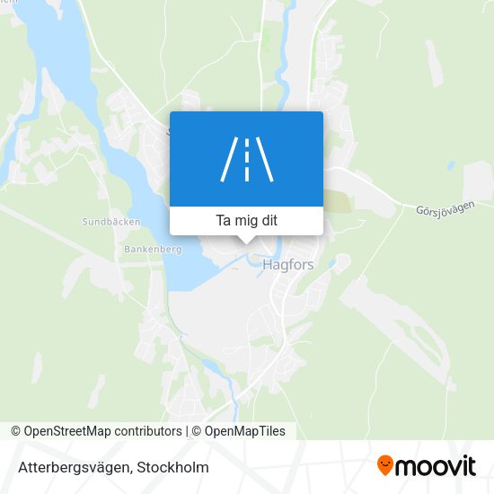 Atterbergsvägen karta