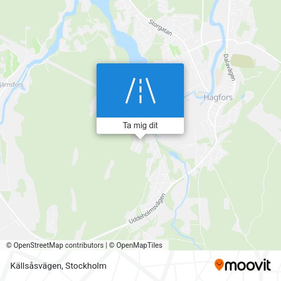 Källsåsvägen karta