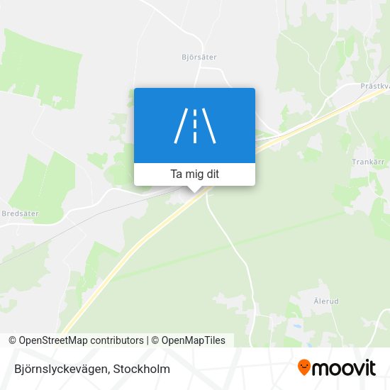 Björnslyckevägen karta