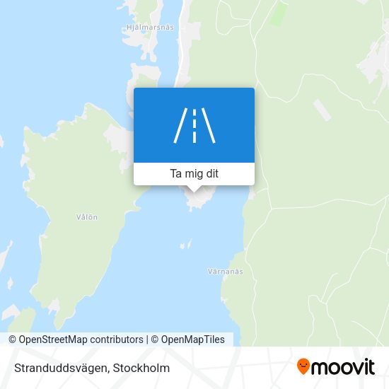 Stranduddsvägen karta
