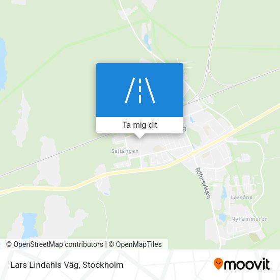 Lars Lindahls Väg karta