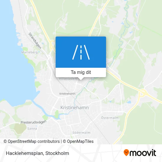 Hacklehemsplan karta