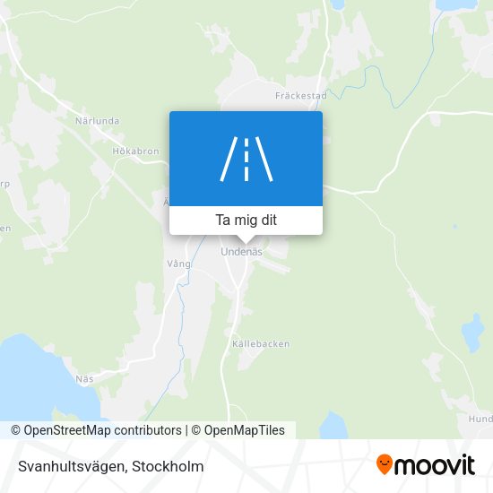 Svanhultsvägen karta