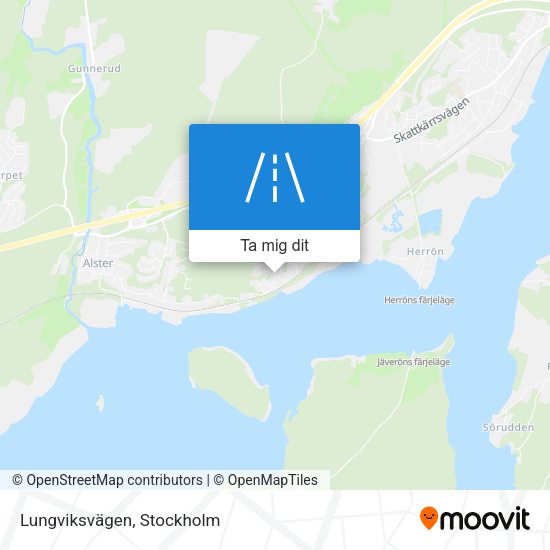 Lungviksvägen karta