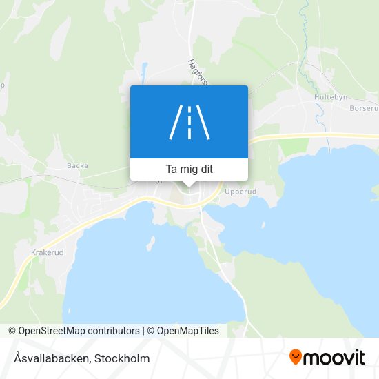 Åsvallabacken karta
