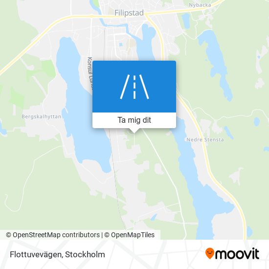 Flottuvevägen karta