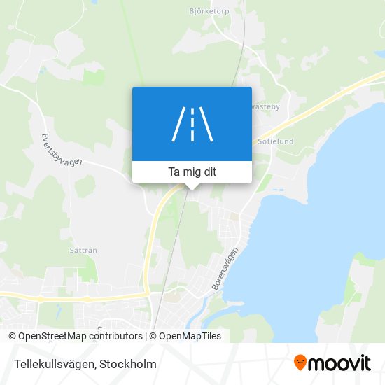 Tellekullsvägen karta