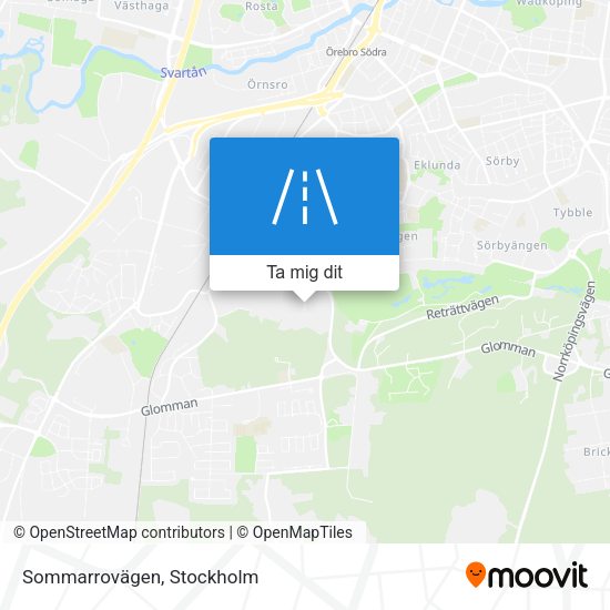 Sommarrovägen karta