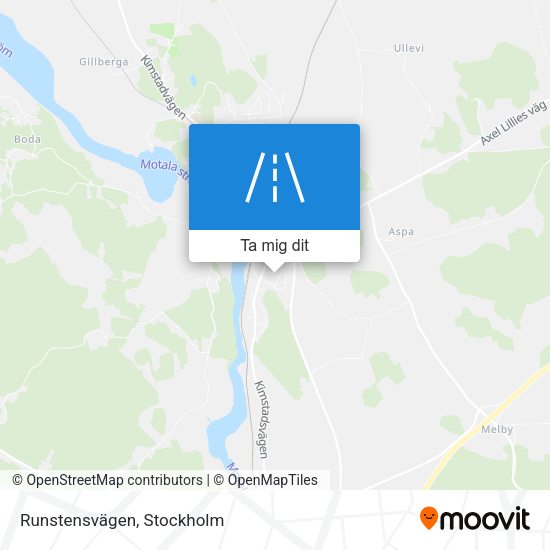 Runstensvägen karta