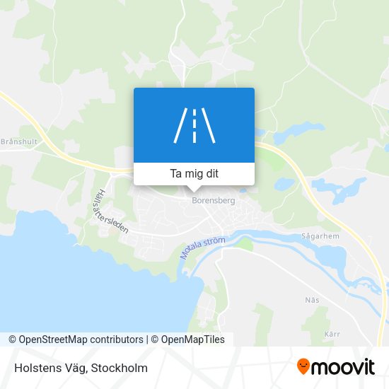 Holstens Väg karta