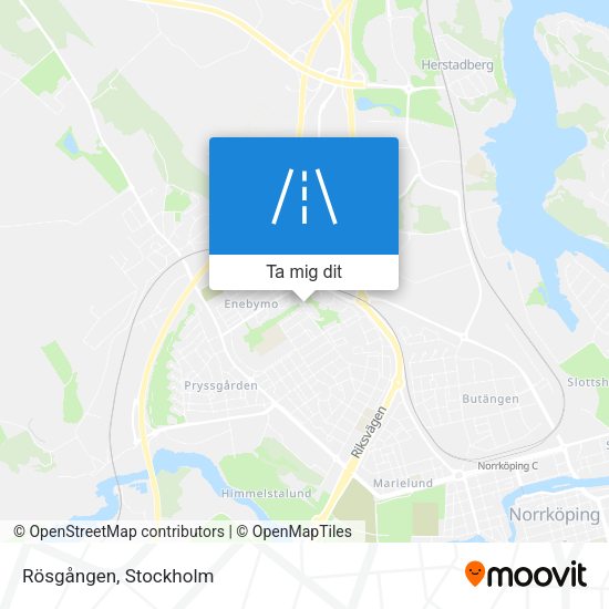 Rösgången karta