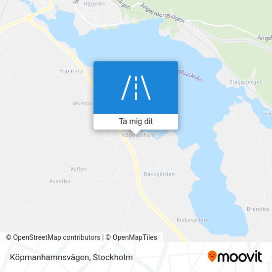 Köpmanhamnsvägen karta