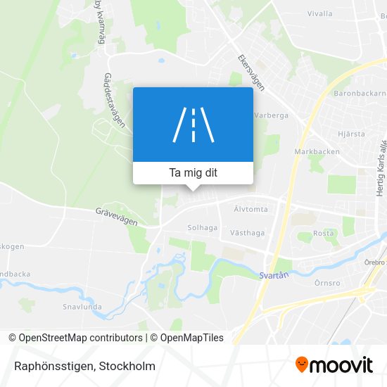 Raphönsstigen karta