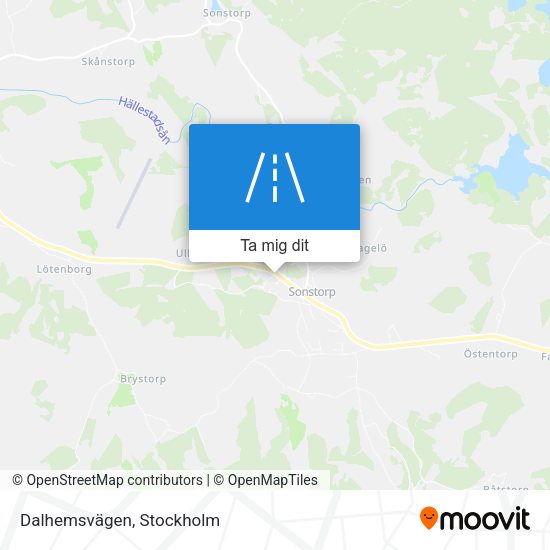 Dalhemsvägen karta