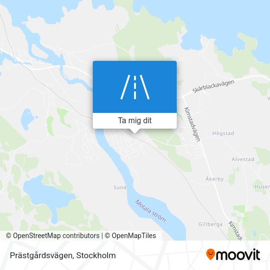 Prästgårdsvägen karta