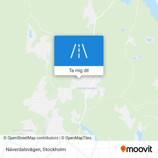Näverdalsvägen karta