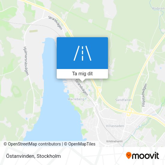 Östanvinden karta