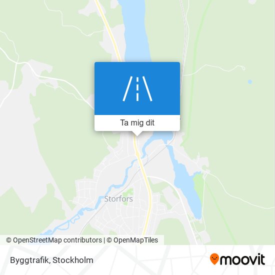 Byggtrafik karta