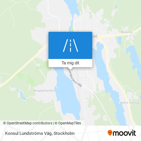 Konsul Lundströms Väg karta