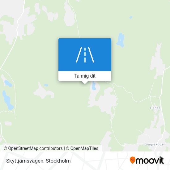 Skyttjärnsvägen karta
