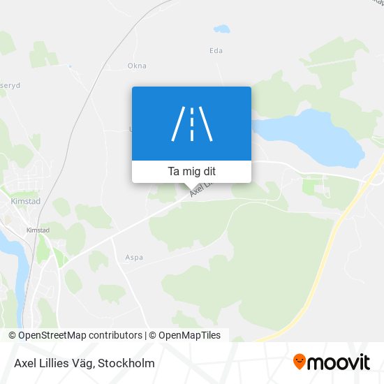 Axel Lillies Väg karta