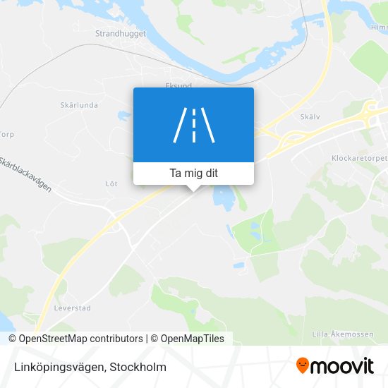 Linköpingsvägen karta