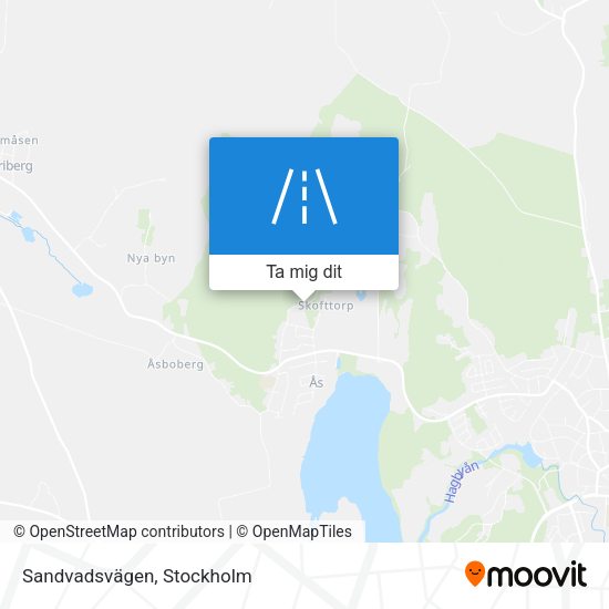 Sandvadsvägen karta